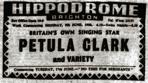 Newspaper advert