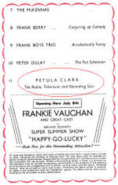 Inner page of programme