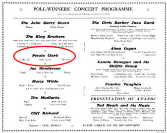 Inner pages of programme