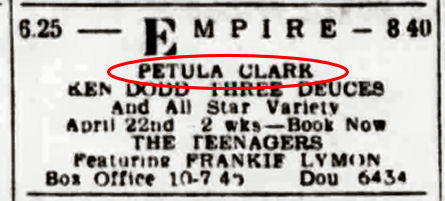 Newspaper advert