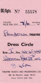 Ticket stub