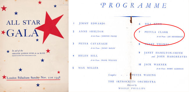 Programme cover and inner pages