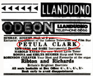 Newspaper advert