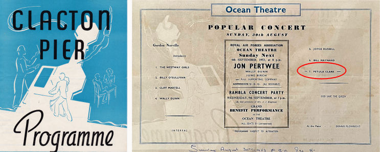 Programme cover and inner pages