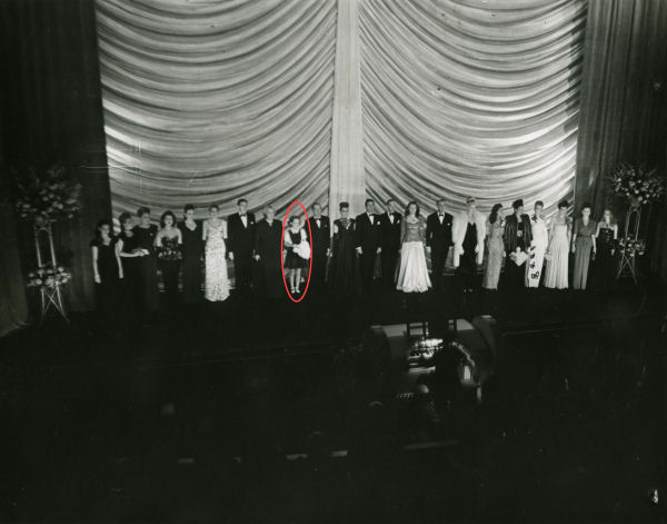 From the Fan Archive Collection: Petula on stage at the premiere of London Town 