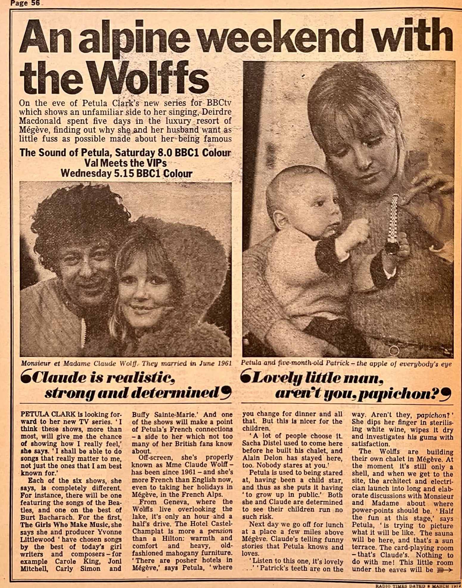 Radio Times issue dated 10 March 1973